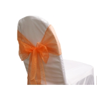 Noeud de chaise organza Orange - NSE Location  0,50€