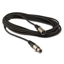 Cable XLR audio M/F 10M