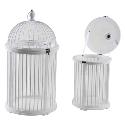 Cage ronde métal et bois blanc  Location  10.00€