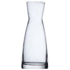 Carafe en verre 1 litre - Hauteur 25cm - diamétre 10cm