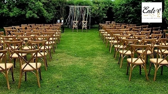 Cérémonie laïque - chaises dos croises st Remy