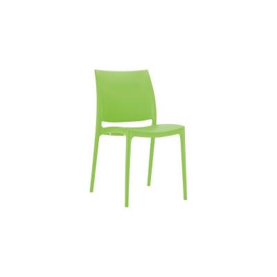 Chaise plastique empilable - vert 
