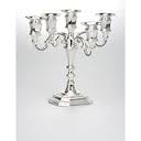 Chandelier 5 branches hauteur 39cm - couleur Argent