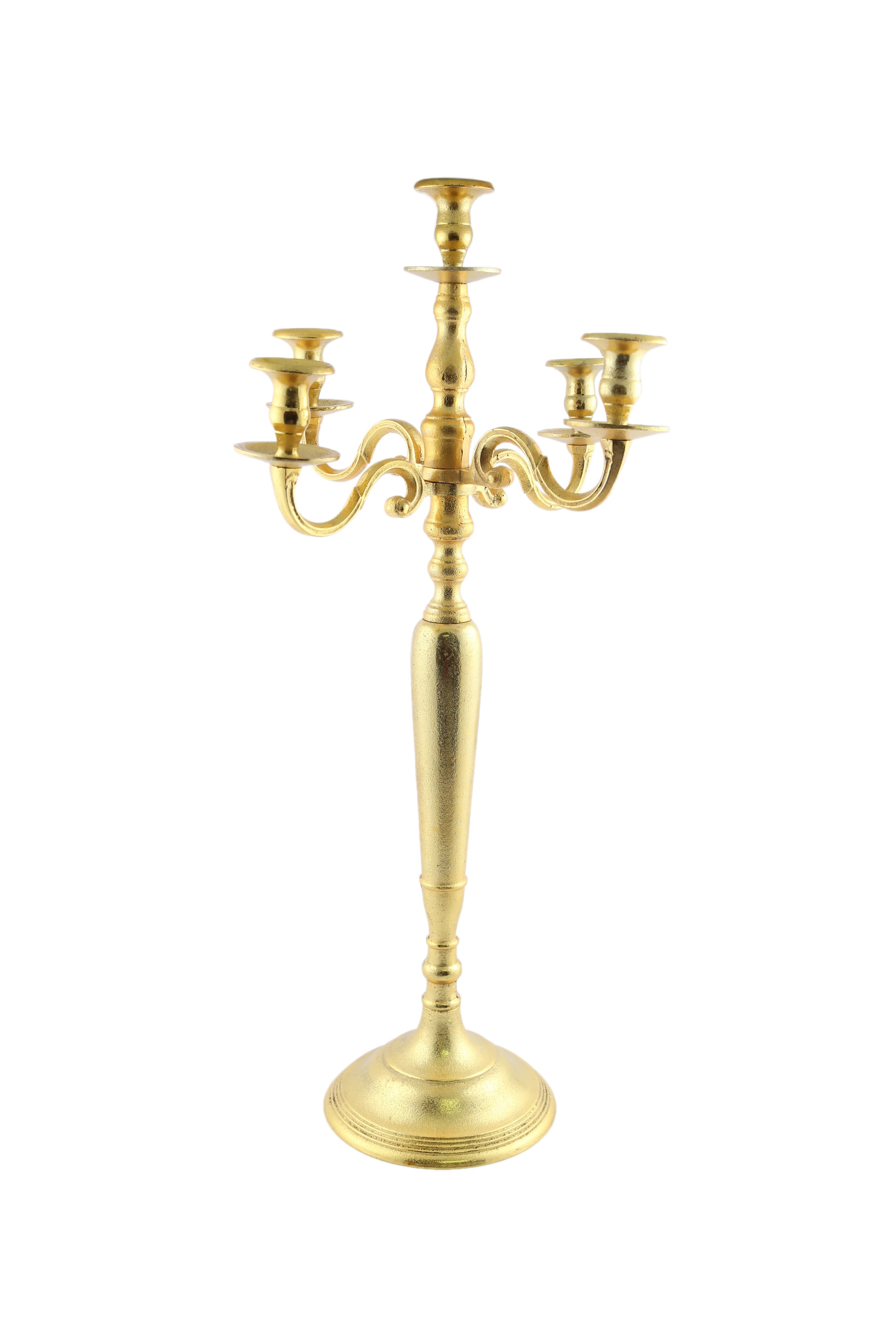 Chandelier doré H78cm 