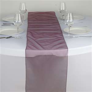 Chemin de table organza bordeaux - NSE Location  2.00€