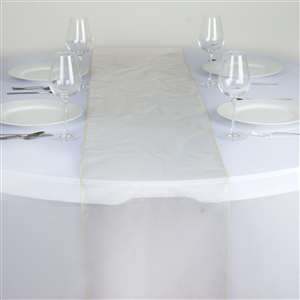 Chemin de table organza champagne - NSE Location  2.00€