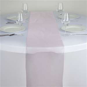 Chemin de table organza rose pale - NSE Location  2.00€