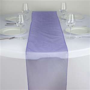 Chemin de table organza violet - NSE Location  2.00€