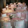 Chemin de table satin rose pale NSE Location