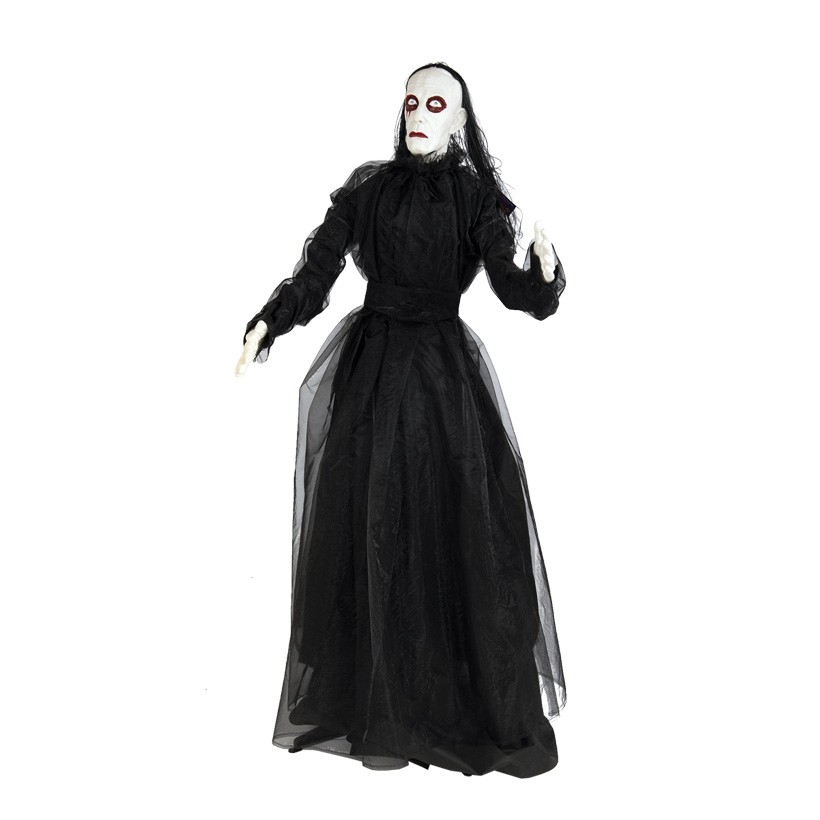 Fantôme noir masque blanc taille 167cm