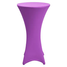 Housse de mange debout  - lycra violet - D80CM