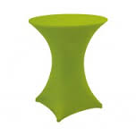 Housse de mange debout - lycra vert anis - D80cm