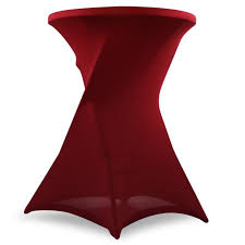 Housse de mange debout - lycra bordeaux - D80cm