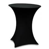 Housse de mange debout - lycra noir - D80cm