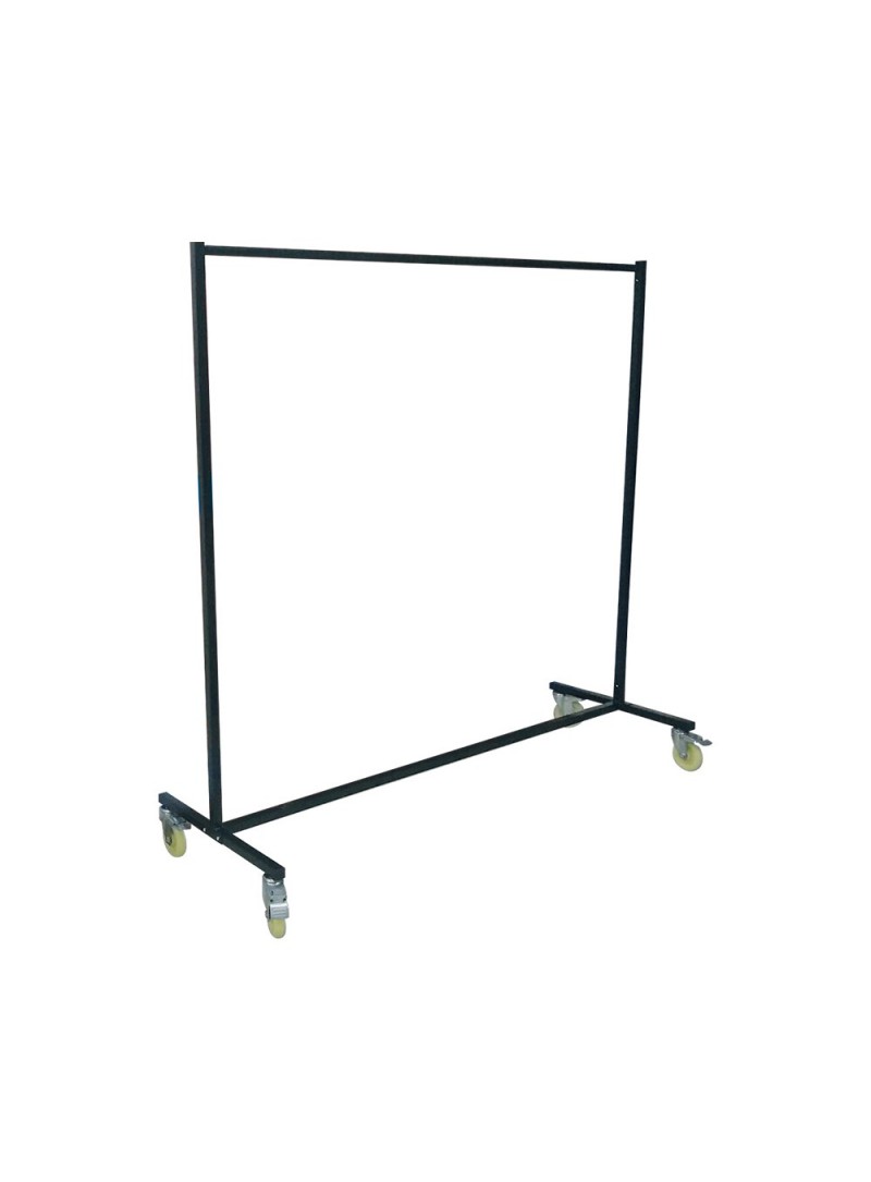 Porte manteaux vestiaire - 4 roues pivotantes avec freins - L 190 cm - H 180 cm