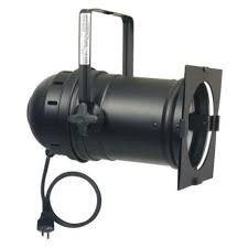 Projecteur PAR 64 long noir - 1000W