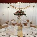 Location rideaux blanc pour déco mariage