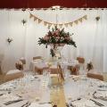 Location rideaux blanc pour déco mariage