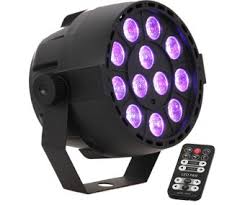 Projecteur Mini Par 12x3W - Multi couleurs - fonction automatique