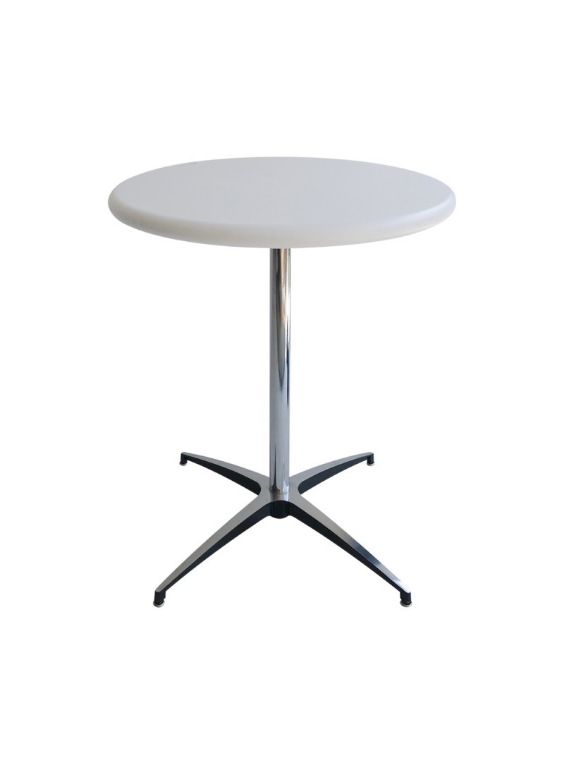 Table plateau rond PVC - D68cm H75cm