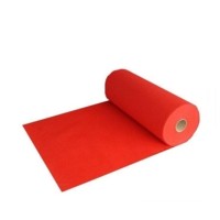 Moquette rouge avec film de protection 5Mx1M