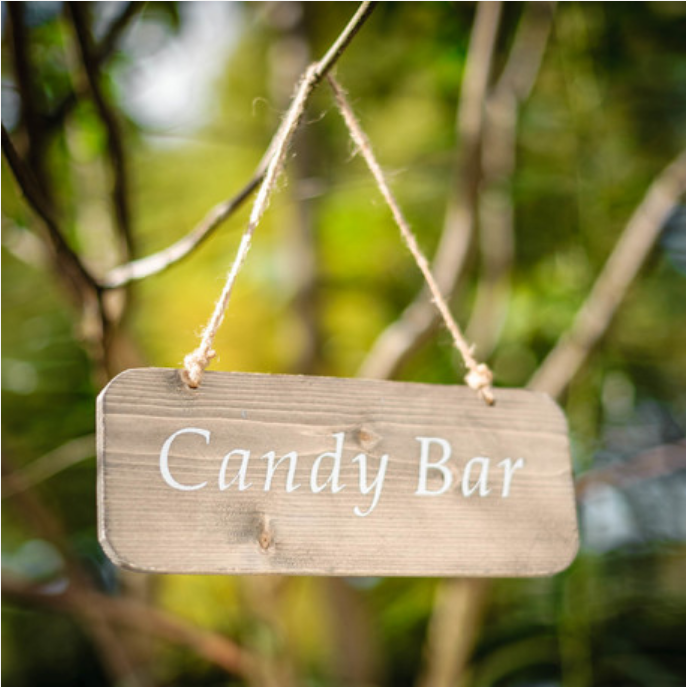 Location Pancarte Candy Bar - 1.20€