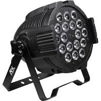 Projecteur Par à leds 1820IR - 18 leds de 18w, (6en1), RGBAW-UV, 25°, DMX 6 ou 12