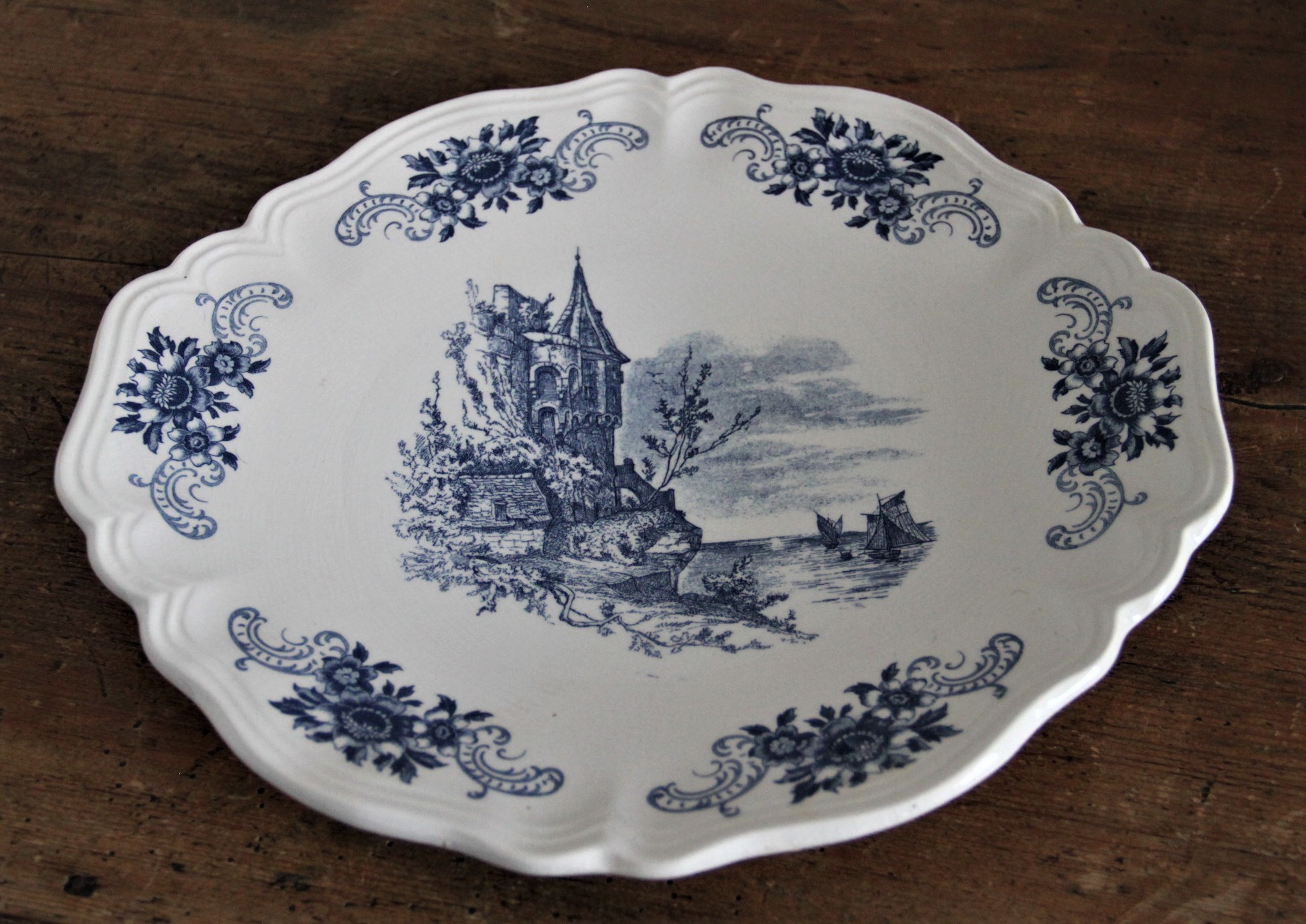 Plat rond - Sarreguemines - Surrey - D27cm