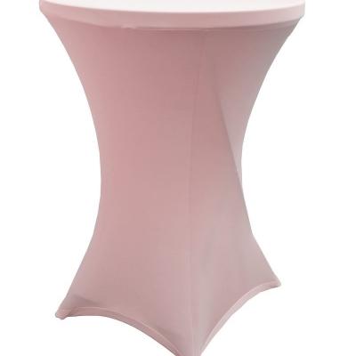 Housse de mange debout - lycra rose 