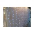 Rideaux Organza à Leds Largeur  2.40M x Hauteur  2.80M