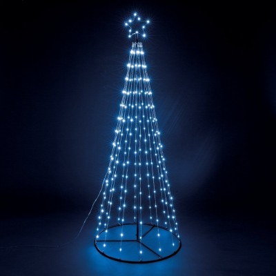 Sapin de Noël design lumineux - Hauteur 180cm Diamètre 70cm