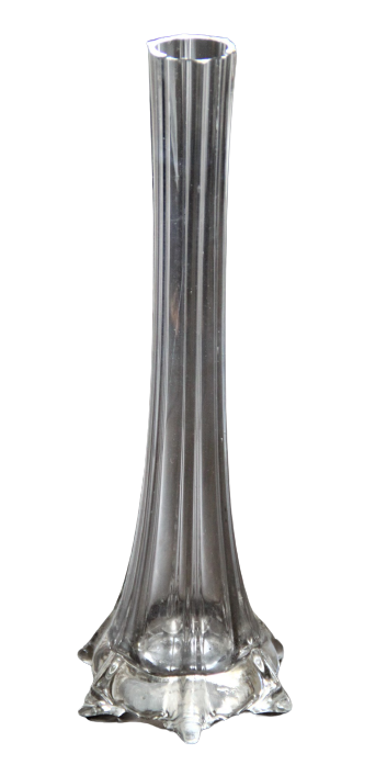 Soliflore en verre - hauteur 20cm