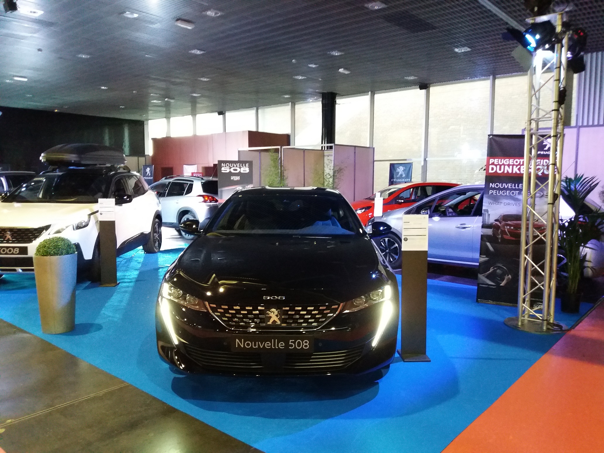 Stand Peugeot au kursaal de Dunkerque