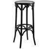 Tabouret de bar vintage noir 