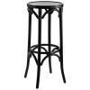 Tabouret de bar vintage noir 