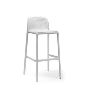 Tabouret haut blanc  Bora