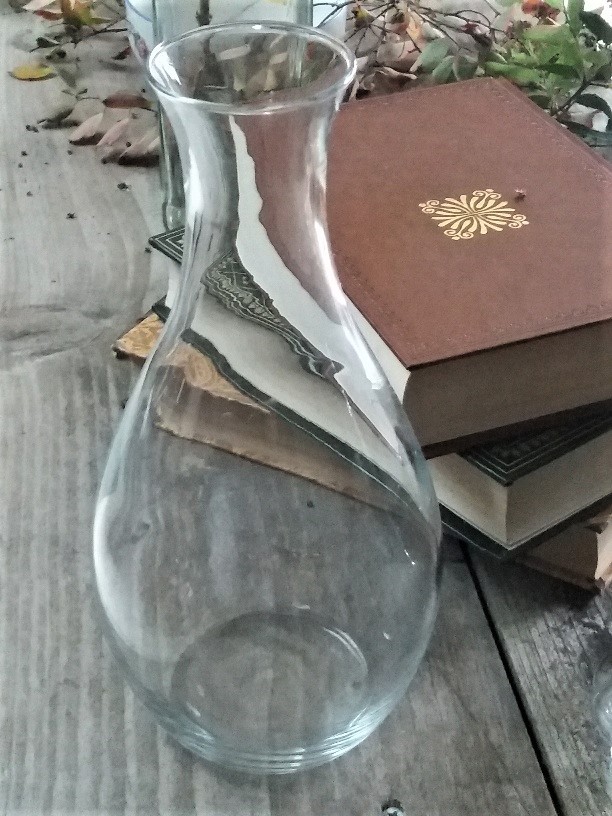 Vase vintage style carafe - 10x23cm