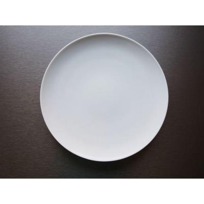 Assiette plate d245 porcelaine blanche uni art de la table location dunkerque