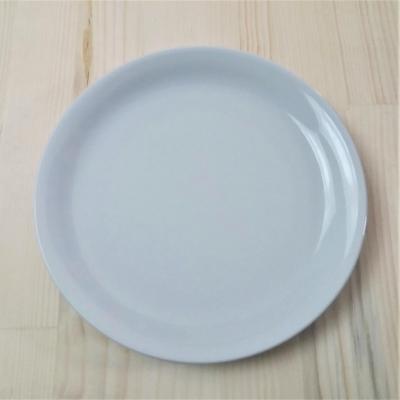 Assiette ronde blanche unie d19 art de la table location vaisselle dunkerque