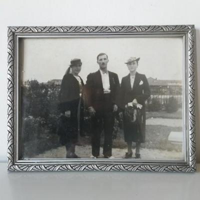 Cadre photo deco mariage vintage