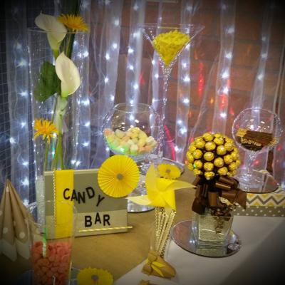 Candy bar avec vases nse