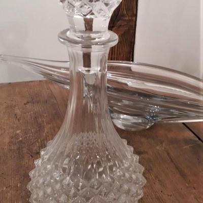 Carafe cristal avec bouchon