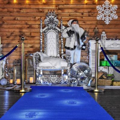 Chaise fauteuil trone blanc et argent evenement reception decor cinema dunkerque 1