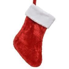 Chaussette de noel en fourrure location deco dunkerque