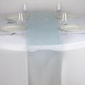 Chemin de table organza bleu clair nse location