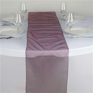 Chemin de table organza bordeaux nse location