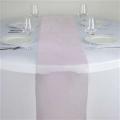 Chemin de table organza rose pale nse location