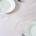 Chemin de table organza rose quartz nse location