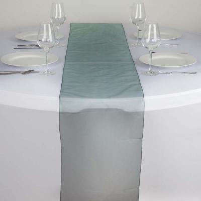 Chemin de table organza vert chasseur nse location