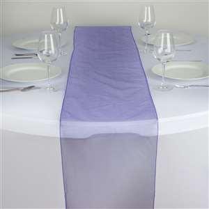 Chemin de table organza violet nse location